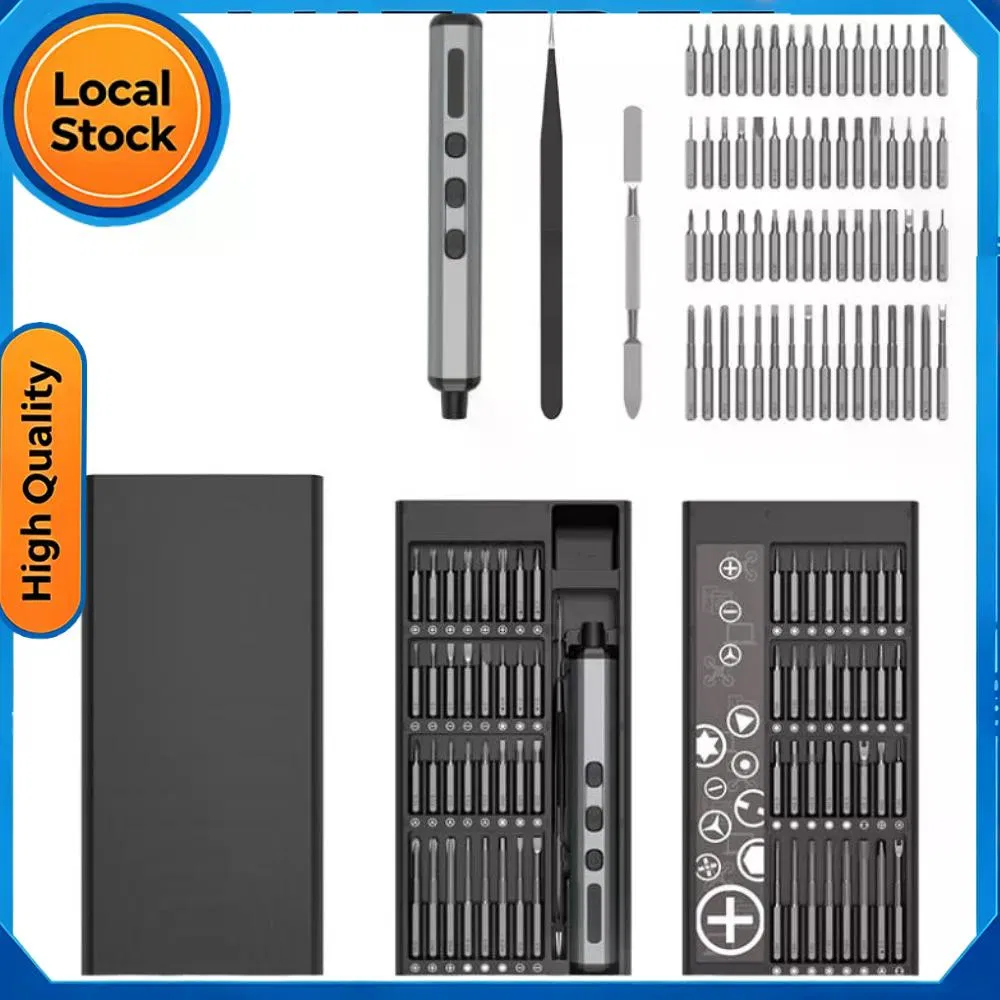 Screwdriver Set 68 in 1 Small Screwdriver Cordless - 64 S2 Preicison Bits, 5 Torque Settings, Mini Power Screwdriver Repair Tool Kit for PC RC photo 1