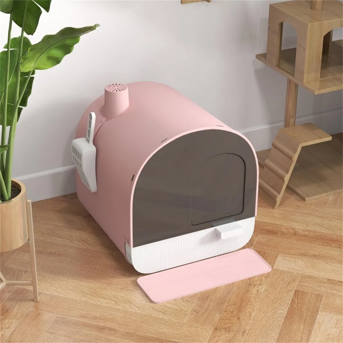 Fully Enclosed Cat Litter Box/Cat Litter Box photo 1