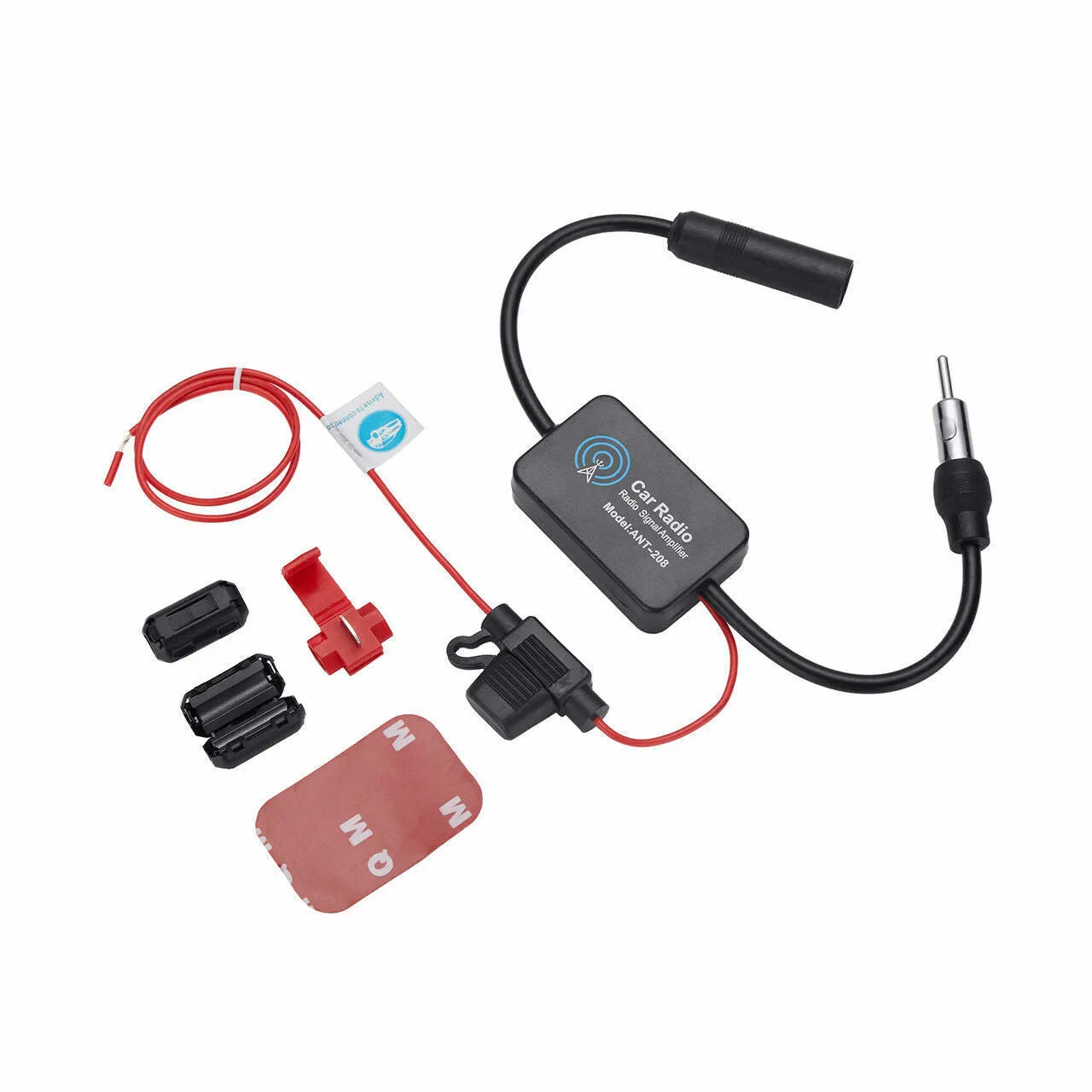 Car Auto Stereo FM & AM Radio Signal Antenna Aerial Signal Amp Amplifier Booster photo 7