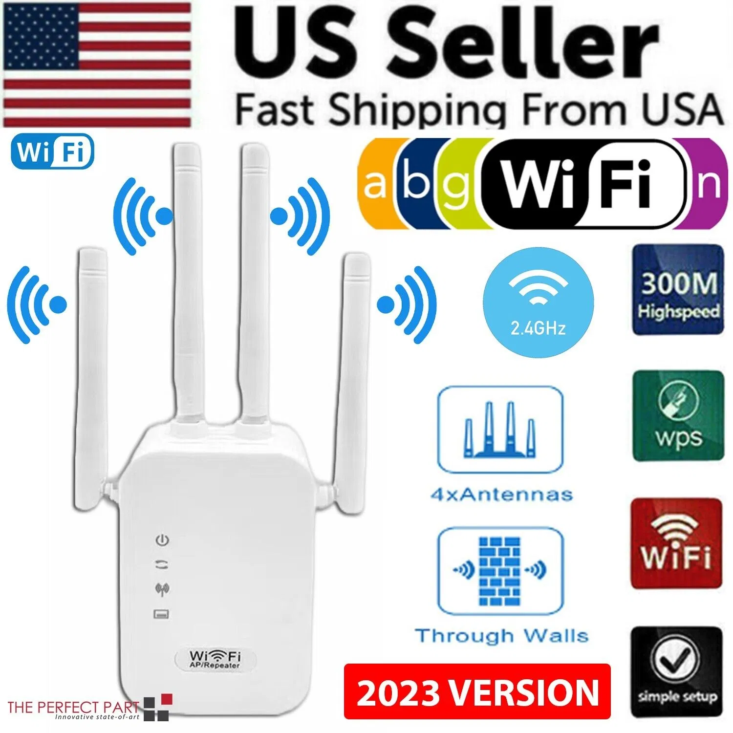 WiFi Range Extender Internet Booster Network Router Wireless Signal Repeater photo 4