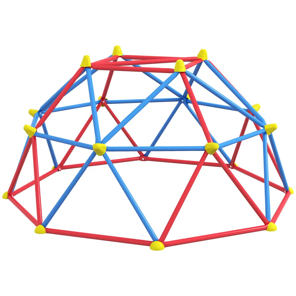6 FT Climbing Dome Geometric Jungle Gym w/ Rust and UV-Resistant Steel, Up to 396 lbs, for 1-4 Children Aged 3-8 Years photo 2