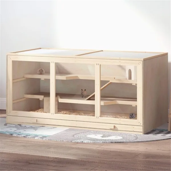 Wooden Hamster Cage photo 1