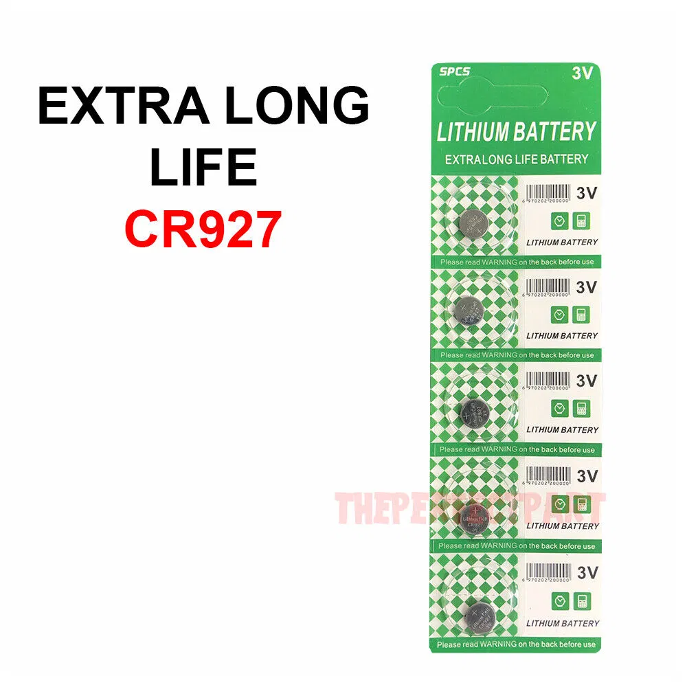 5 PCS CR927 DL927 BR927 LM927 KCR927 927 Lithium Battery 3V Button Cell Watch US photo 1