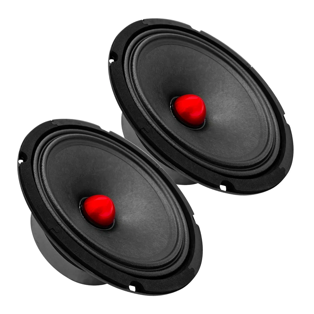 5Core 8 Inch 2Pcs Midrange Door Speaker 500W Subwoofer w Aluminum Bullet 4Ω/8Ω Sub Woofer photo 3
