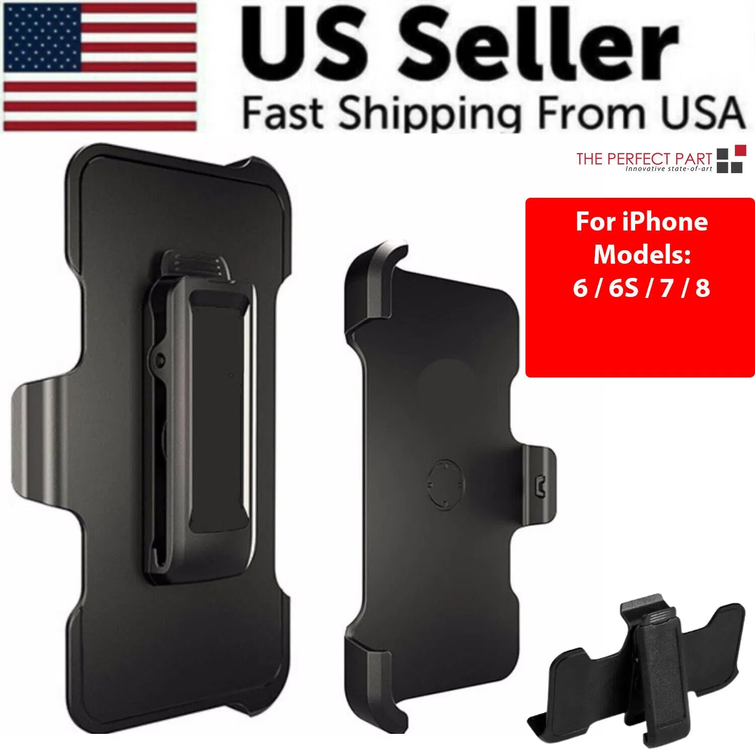 Belt Clip Holster Replacement For OtterBox Defender Case iPhone 6 6S 7 8 Plus + photo 6