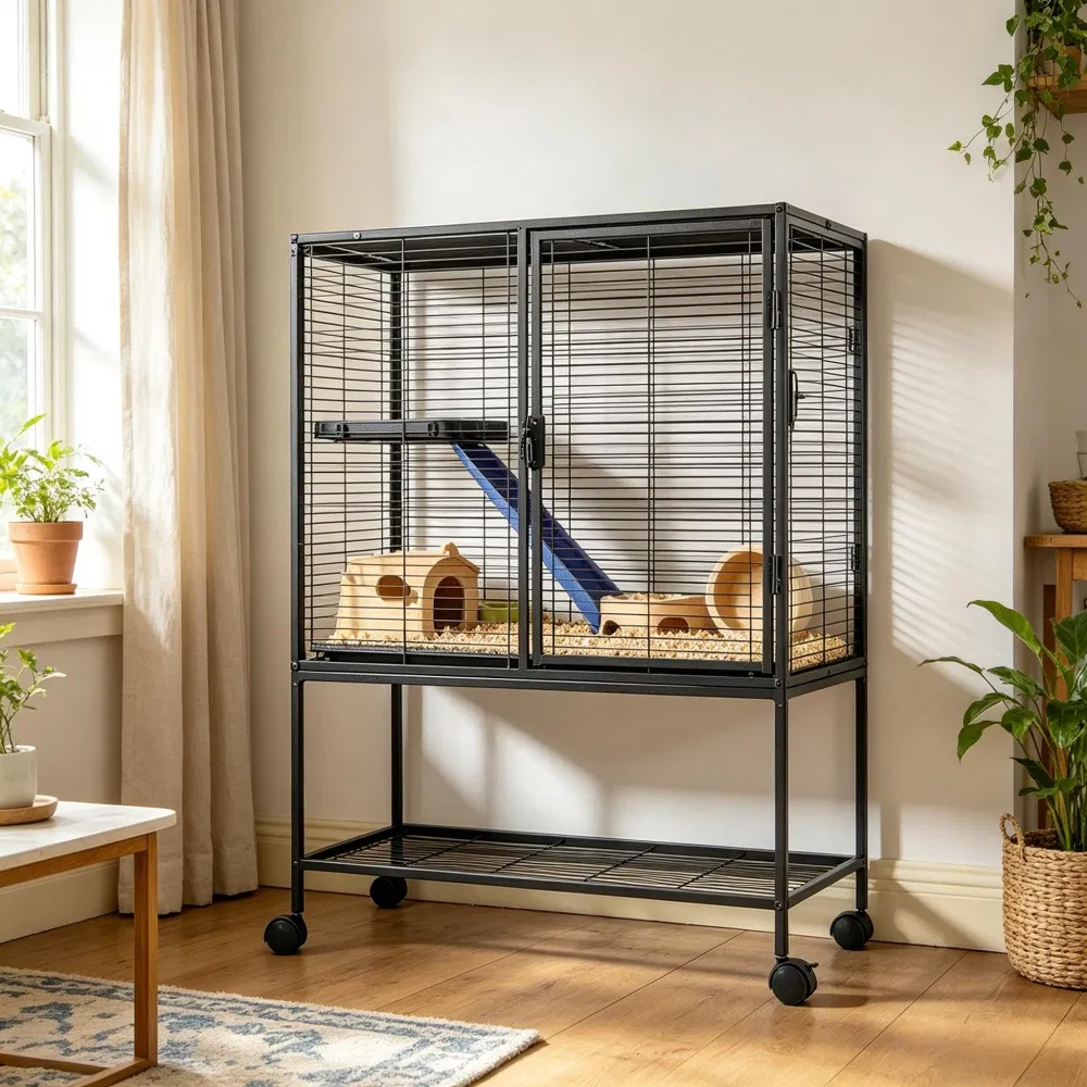 Animal Cage with Non-Slip and Easy to Clean for Outdoor photo 2