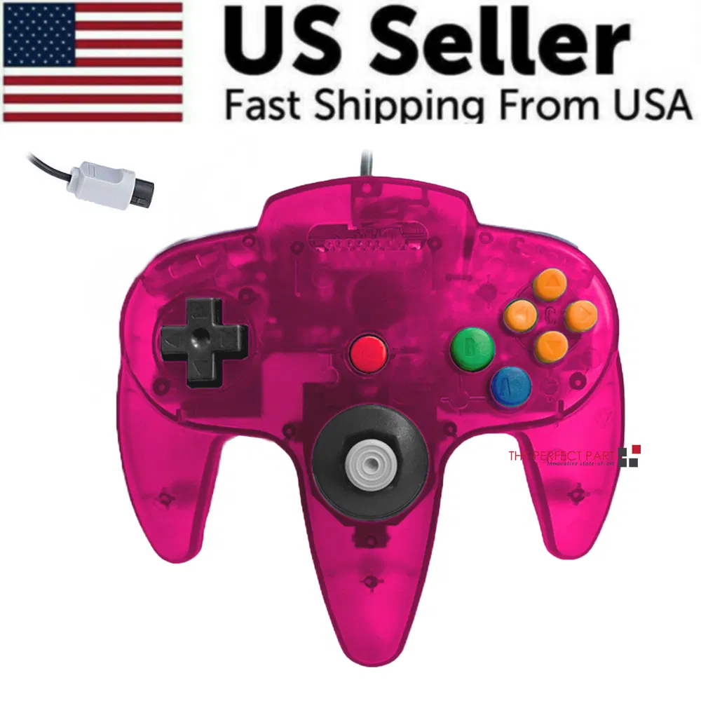 New Wired Controller Joystick Compatible With Nintendo 64 N64 Video Game Console photo 2