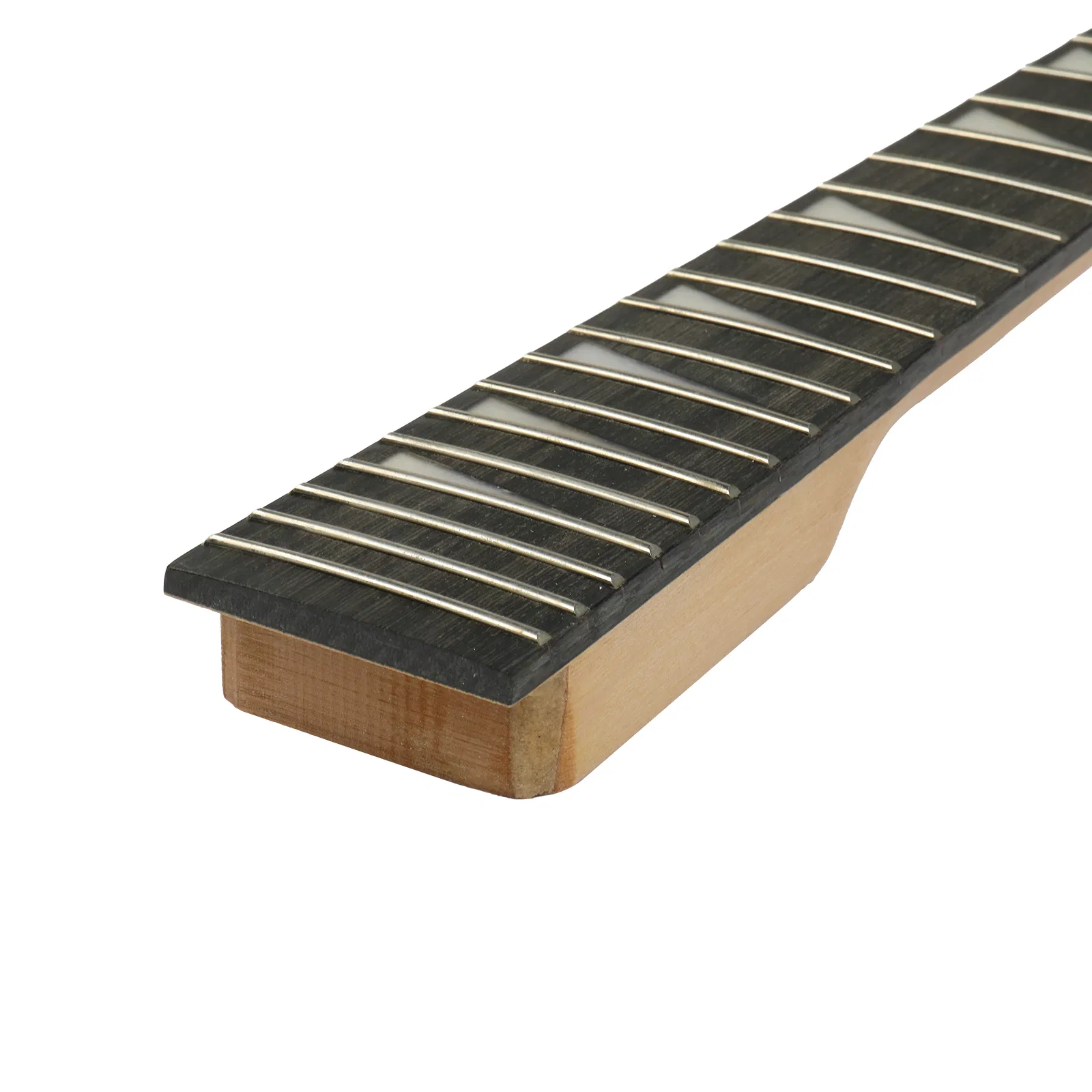 DIY 6 String Flame Shaped Style HSH Electric Guitar Kits with Mahogany Body, Maple Neck and Accessories White photo 3