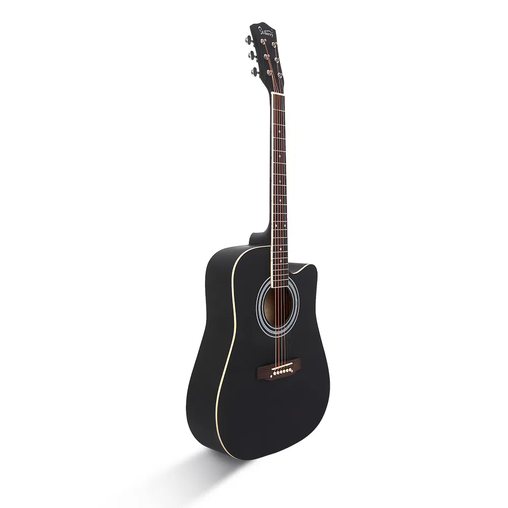 [Do Not Sell on Amazon] GT502 41-Inch Notch Spruce Panel Matte Edging Folk Guitar Bag Shield Wrench Black photo 8