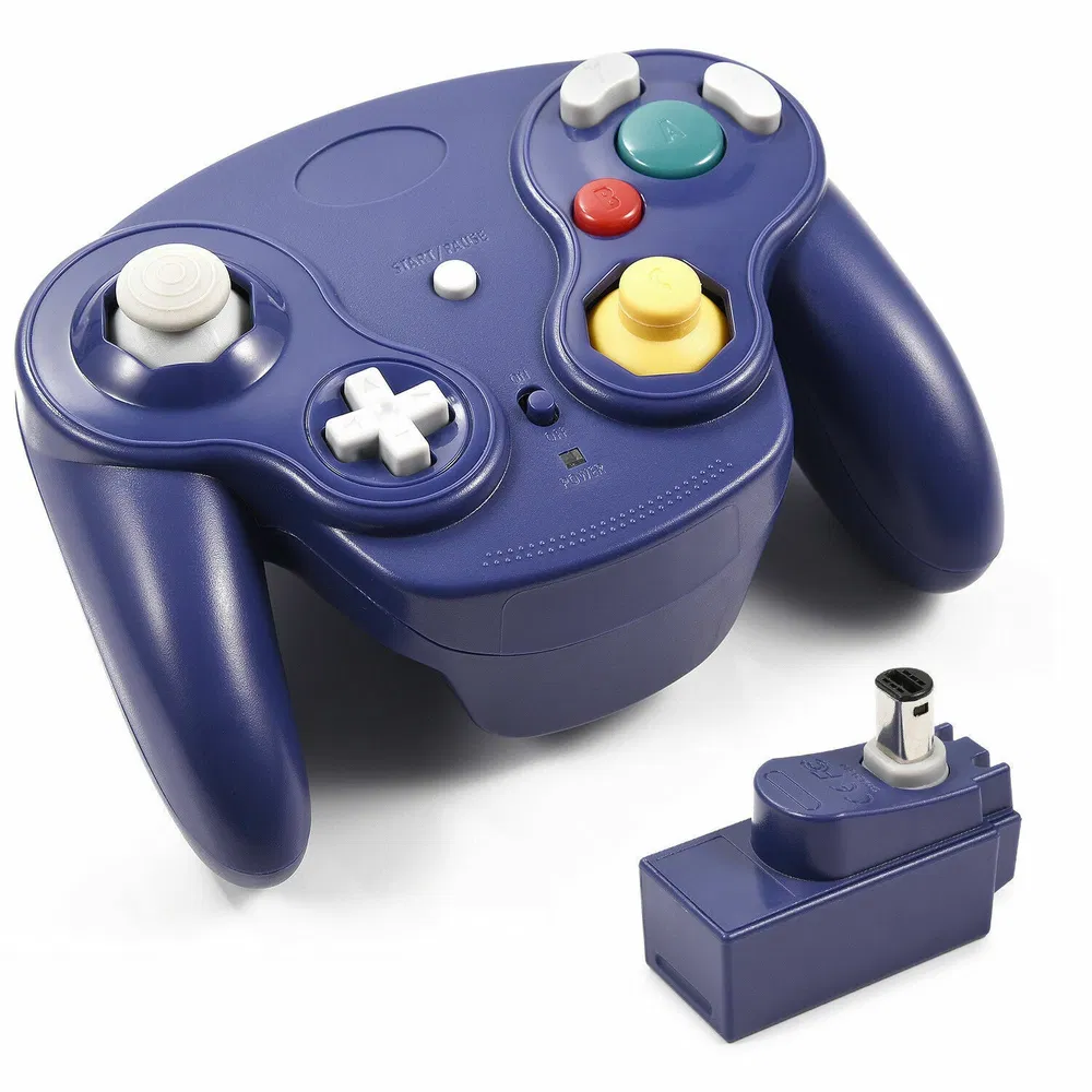 Wireless Game Controller With Adapter For Original Gamecube Retro Classic GC NGC photo 2