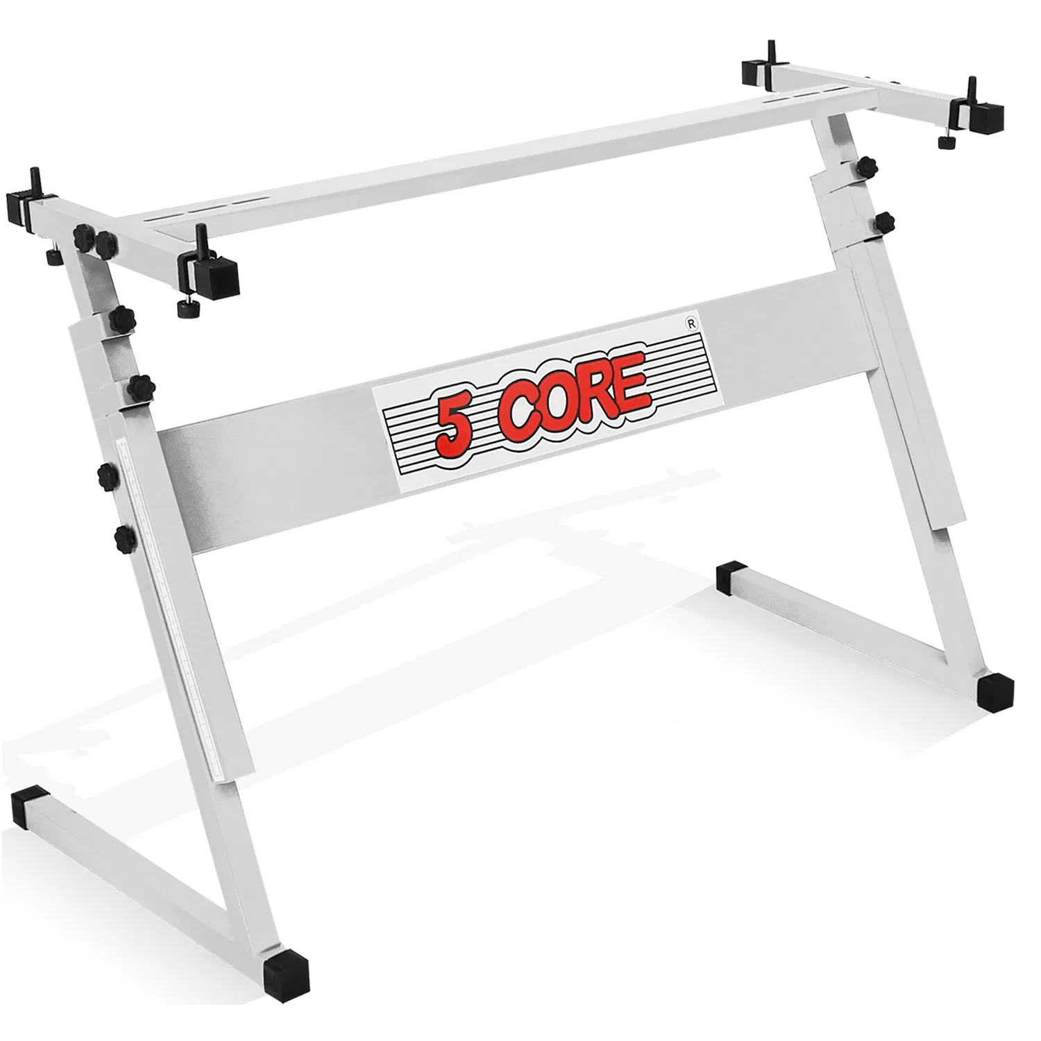 5 Core Keyboard Stand Adjustable 21 - 33" Z Style Metal Electric Piano Riser 330Lb Capacity Foldable photo 1
