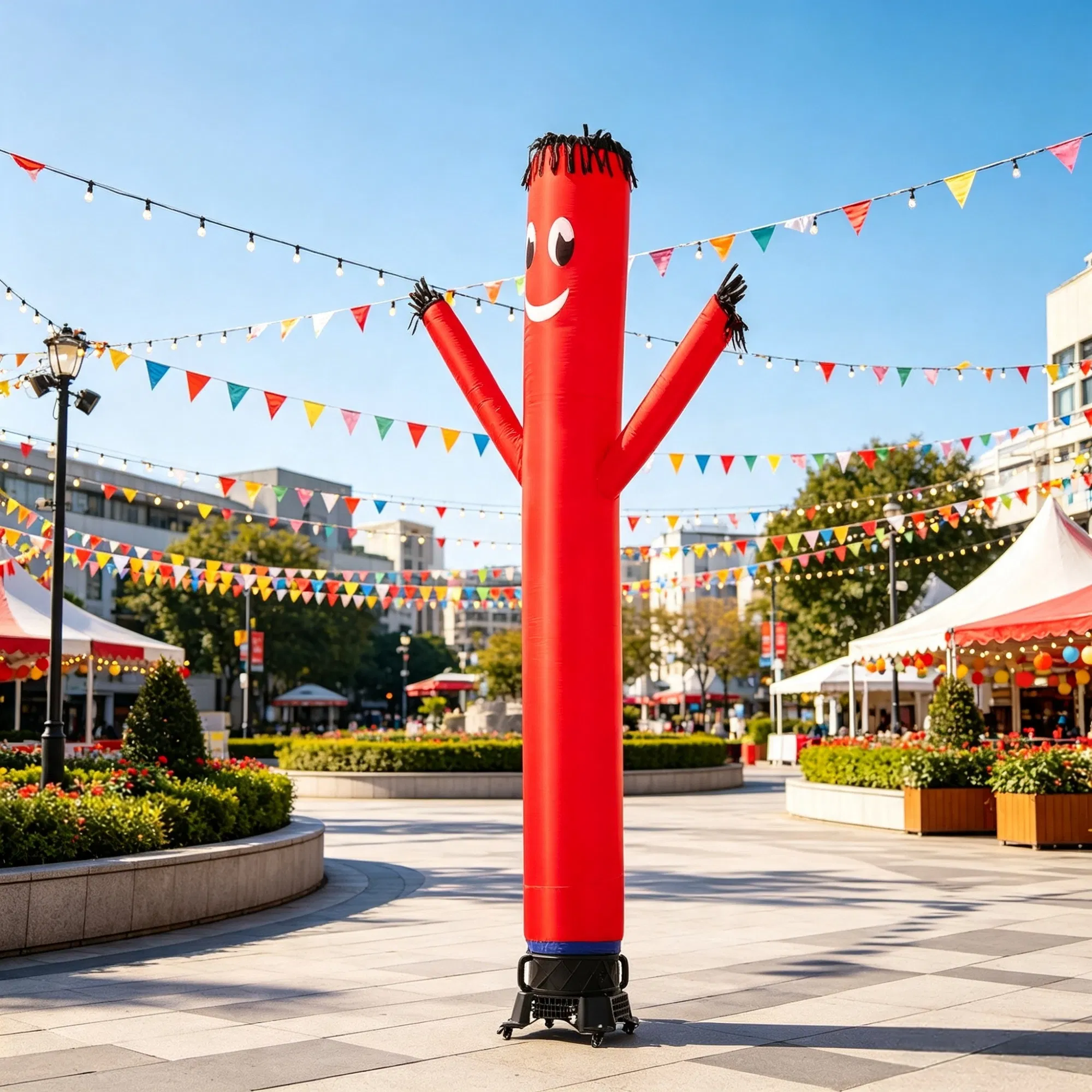 20 ft Inflatable Tube Man Set with 1 HP Blower, Wacky Waving Air Dancer for Outdoor Advertising & Store photo 6