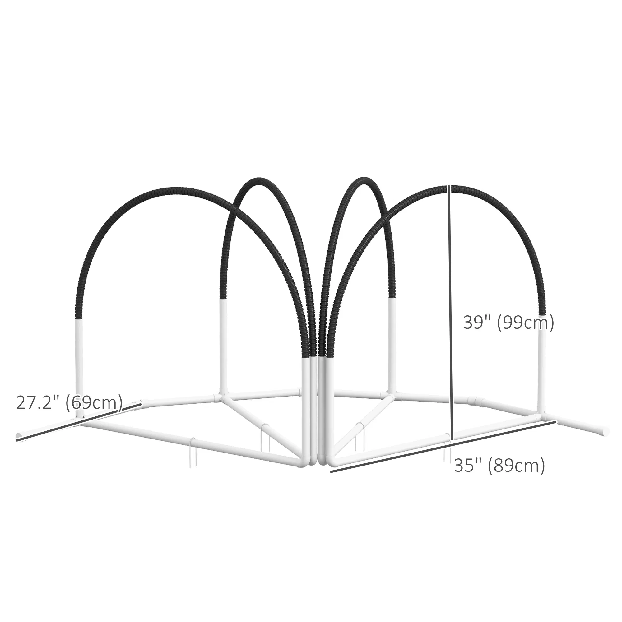 Dog Agility Kit Pet Obstacle Course Training Equipment Outdoor with Weave Poles, Carry Bag, Black photo 6