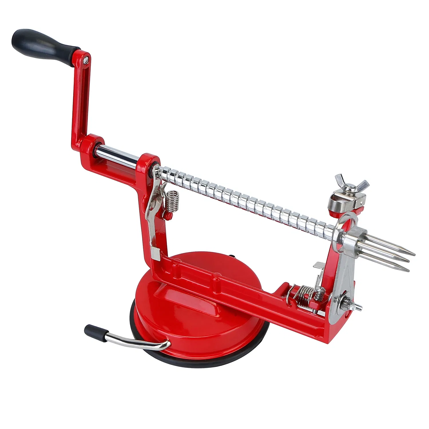 3In 1 Apple Peeler Manual Rotation Potato Fruit Core Slicer Kitchen Hand Cracking Corer photo 5