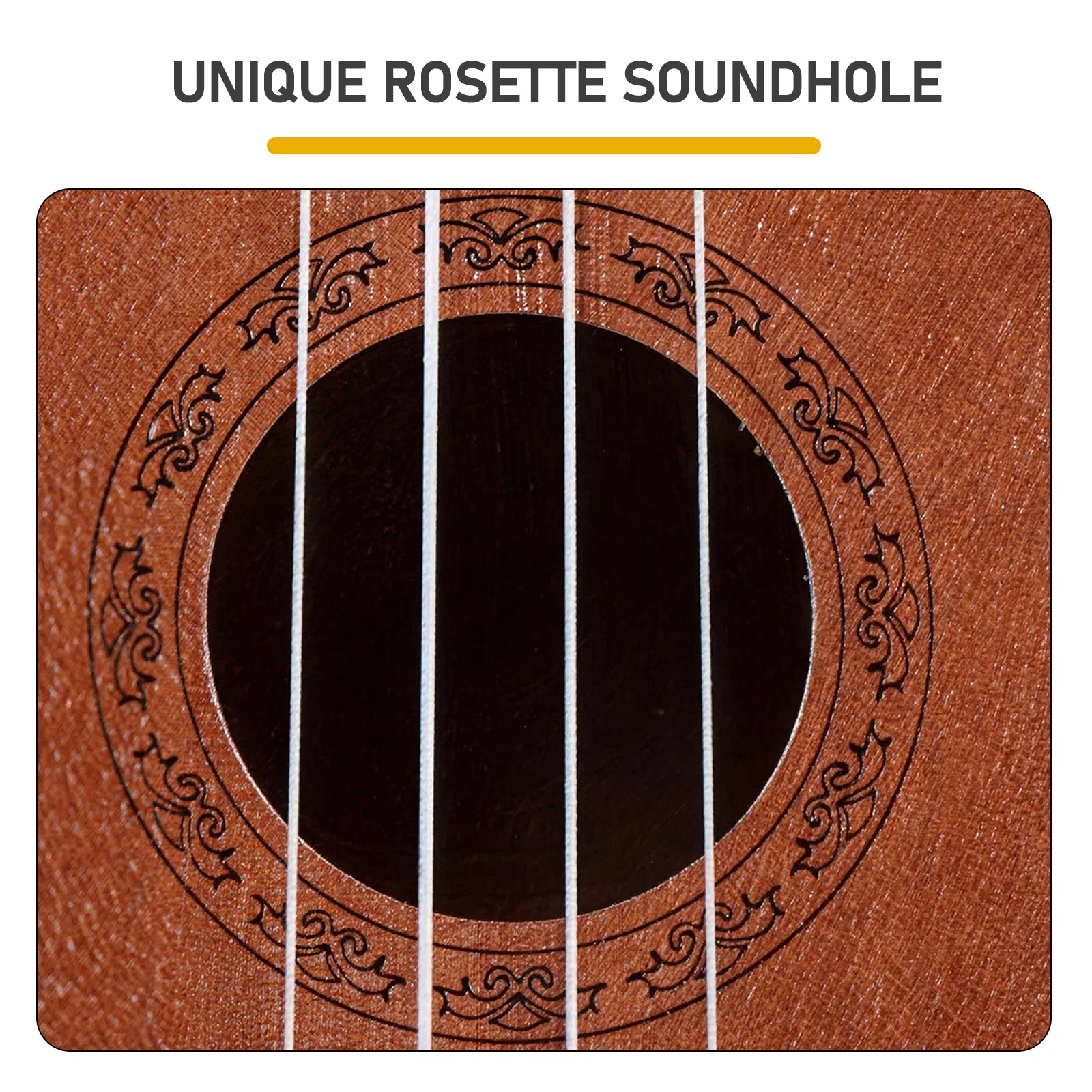 21in mahogany body rosewood fingerboard ukulele, cotton bag, capo, strap, picks*2, tunerStringsDust cloth photo 2