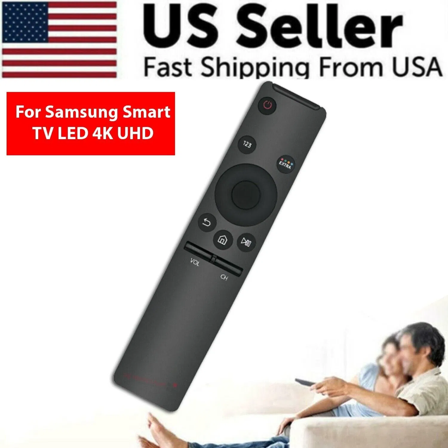 NEW Replacement BN59-01259E Remote Control For Samsung Smart TV LED 4K UHD photo 1
