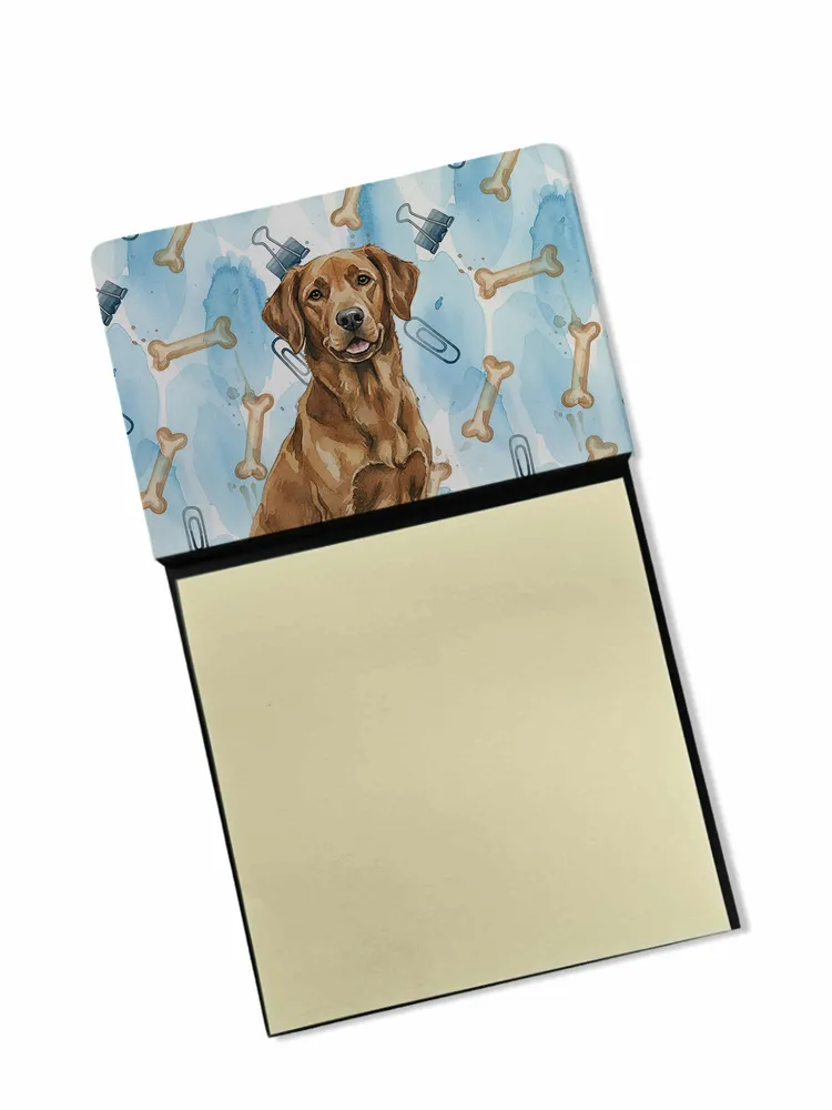 Chesapeake Bay Retriever Coworker Watercolor Sticky Note Holder Refillable Dispenser Desk Accessory 3x3 Pad Gift photo 8
