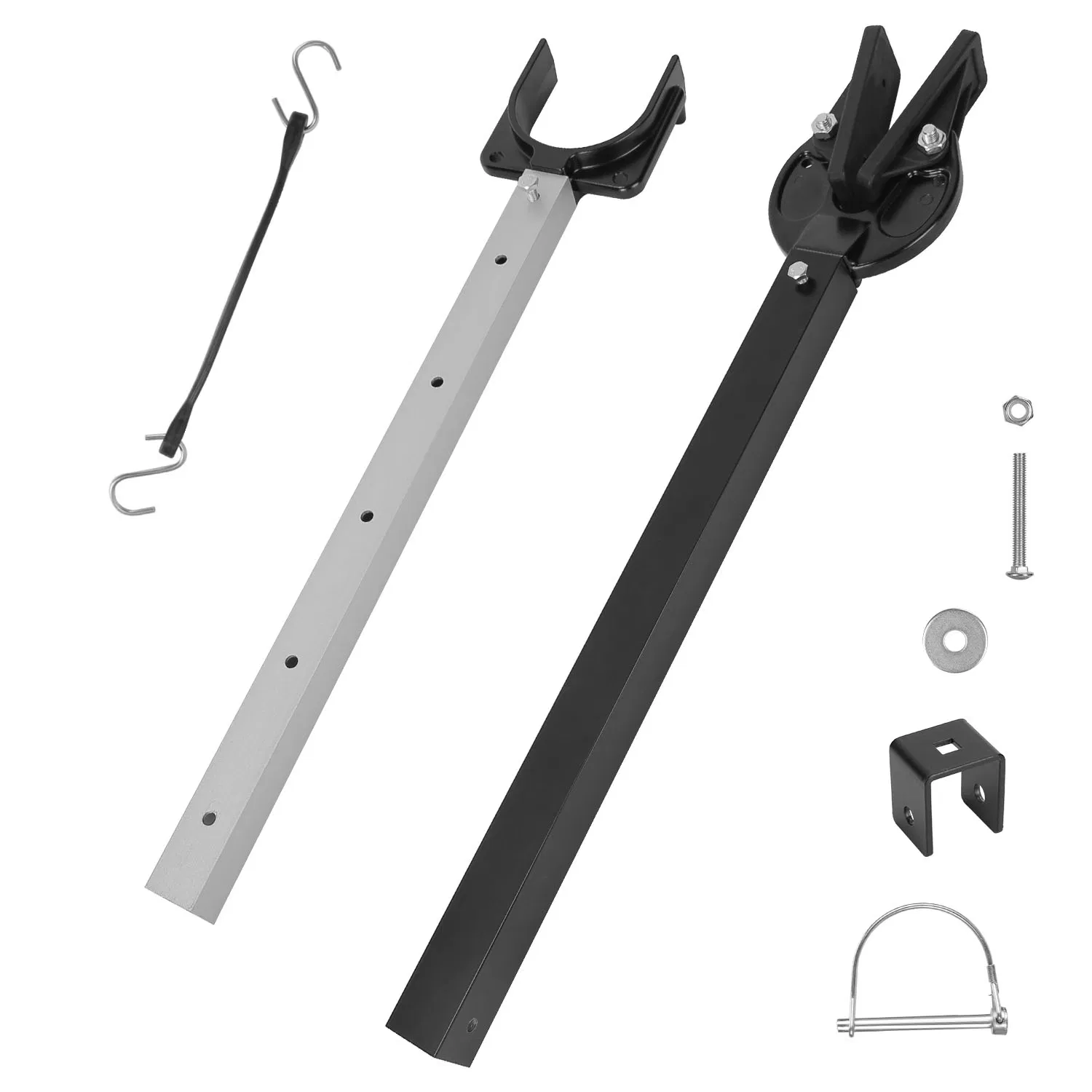 28-40In Adjustable Boat Transom Saver Transom Protector for Outboard Motor Shock Absorbing Boat Motor Support for Securing Engines Rollers Trailer Mounts photo 4