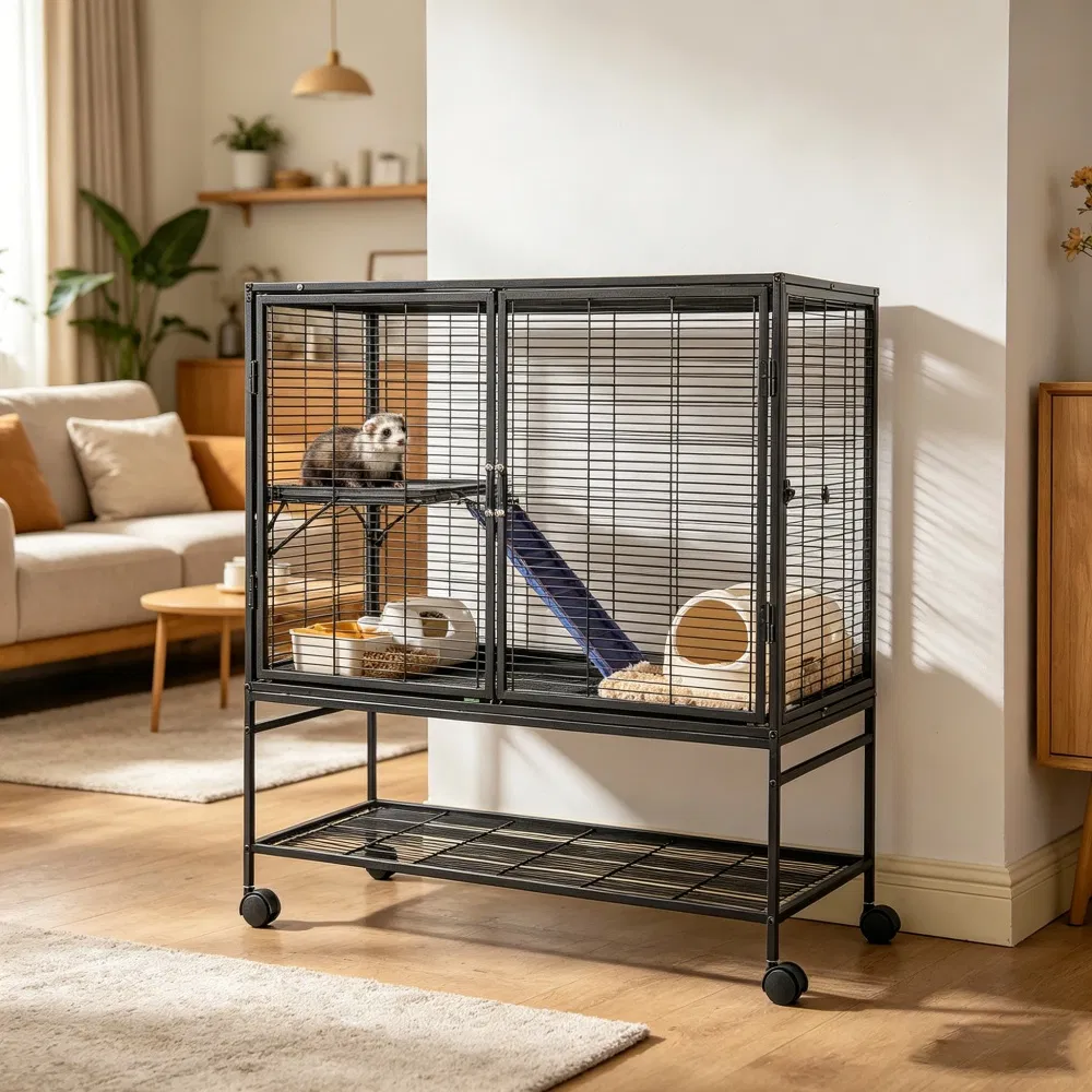 Animal Cage with Non-Slip and Easy to Clean for Outdoor photo 3