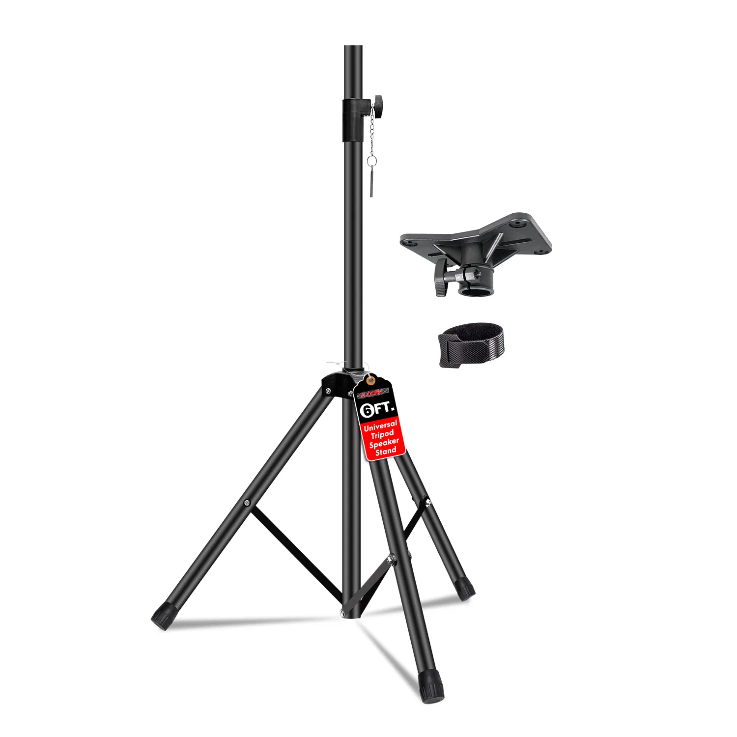 5 Core Speaker Stand Tripod Floor Heavy Duty Adjustable Up to 72 Inch DJ Studio Monitor Stands Pole Mount photo 1