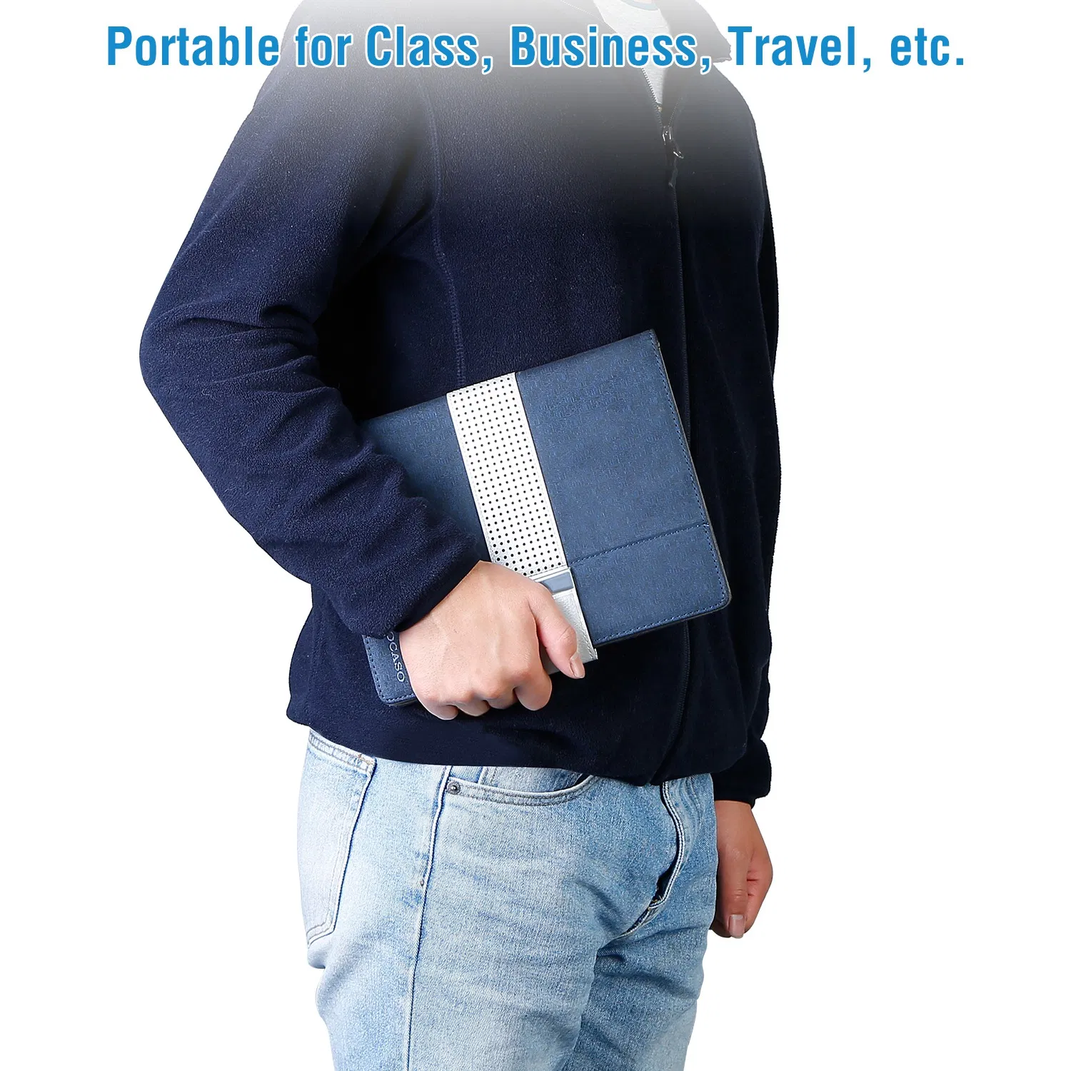 Tablet PC Protector Organizer Case For 9.7in Tablets Business Tablet Portfolio with Notepad Paper photo 7