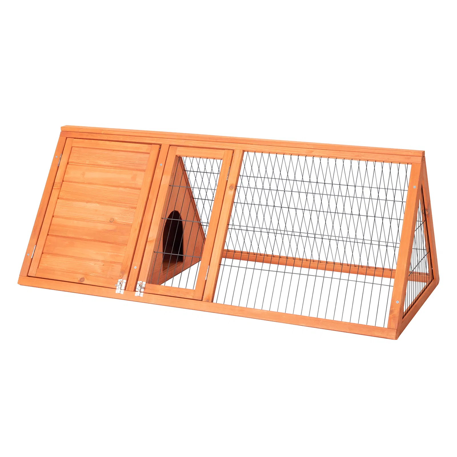 50" Wooden Rabbit Guinea Pig Hutch Wooden Rabbit Guinea Pig House photo 6
