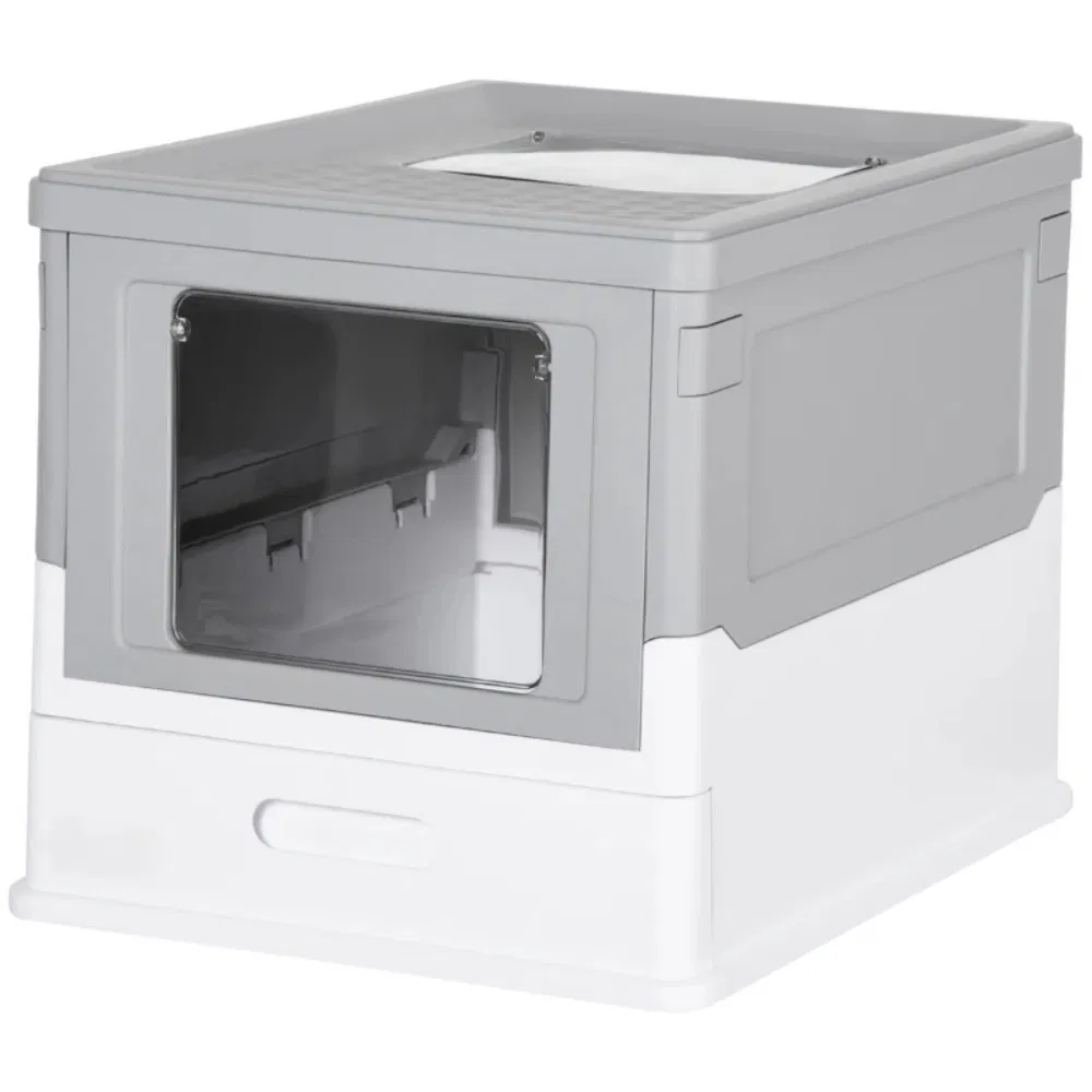 Stainless Steel Enclosed Litter Box for Cats photo 5