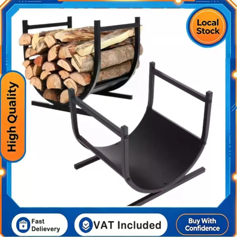 Large Capacity Firewood Rack Wood Stacking Storage Rack High Durability for Indoor or Outdoor Use of Firewood Racks photo 8