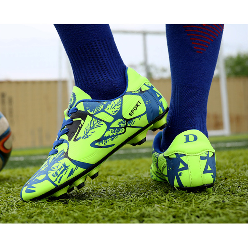 36-45 Football Shoes Sneakers Men Women,Low Top Spike Cleats Football Boots Youth Kids,Soccer Athletics Training Shoes Boys Girls,Unisex photo 1