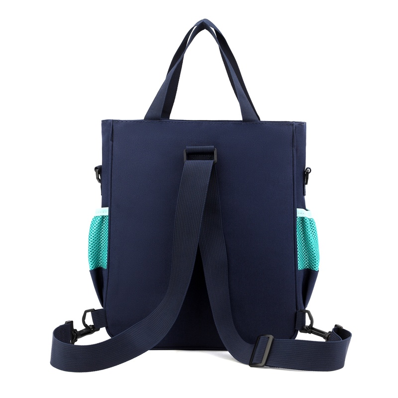 Primary School Student Printing And Tutoring Bag, Three Hand Bag, Children's One Shoulder Hand-held Printing Logo Tutoring Bag, Art File Bag - Green photo 6