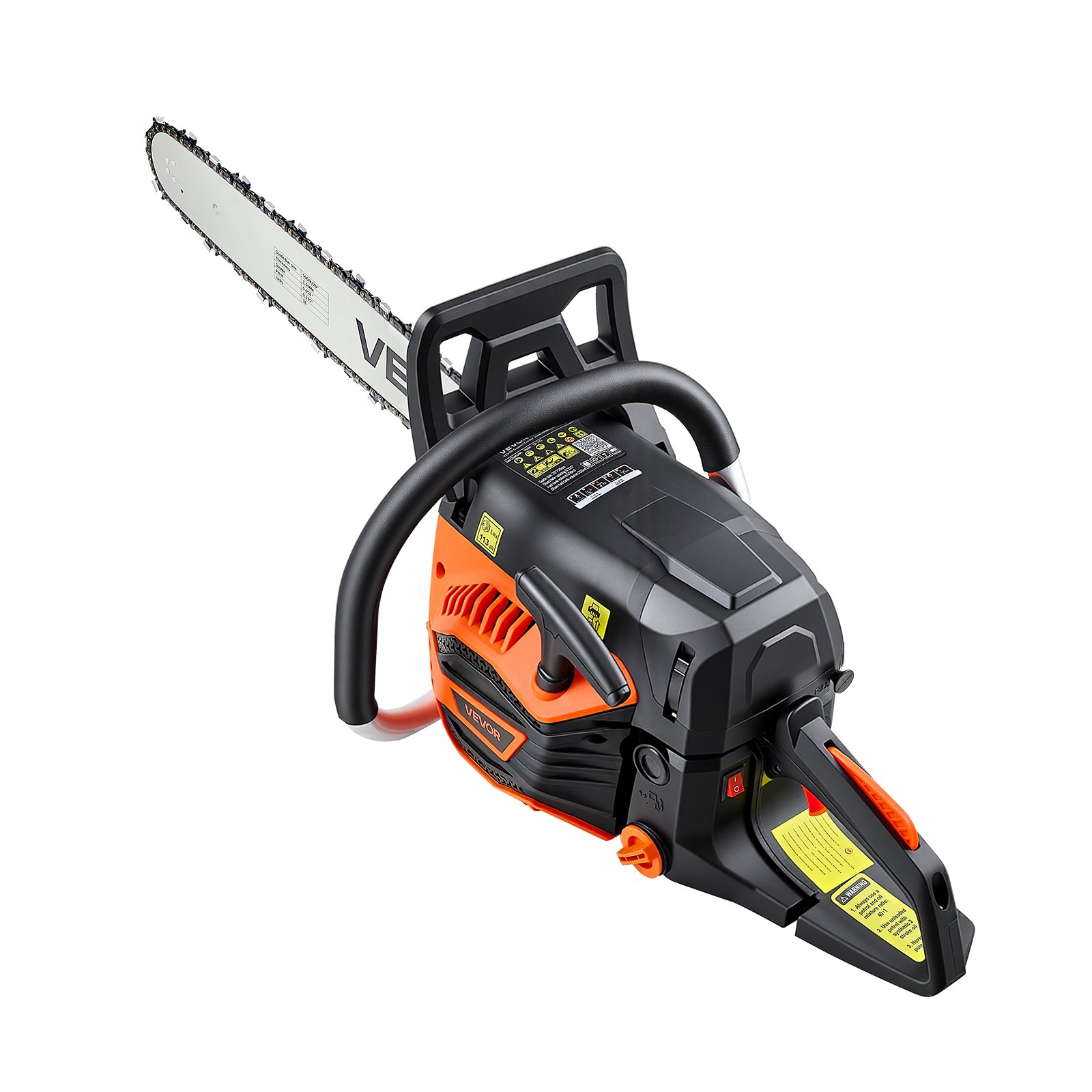 Gas Powered Chainsaw 20 Inch 58CC 3.22HP 2 Stroke Engine Gas Chainsaw, For Wood Cutting, Tree Trimming & Land Clearing, Throttle-Synced Choke, Power Chain Saw With Non-Slip Handle & Dual Tanks photo 1