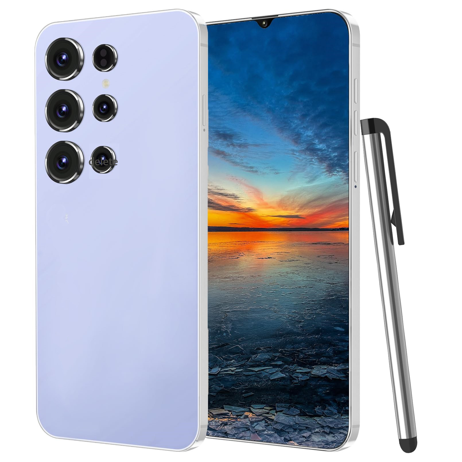 C25 Unlocked Phone, 128GB Smartphone  5G Android 14.0 Cell Phones 6.3HD 6800mAh Dual SIM Dual Standby photo 5