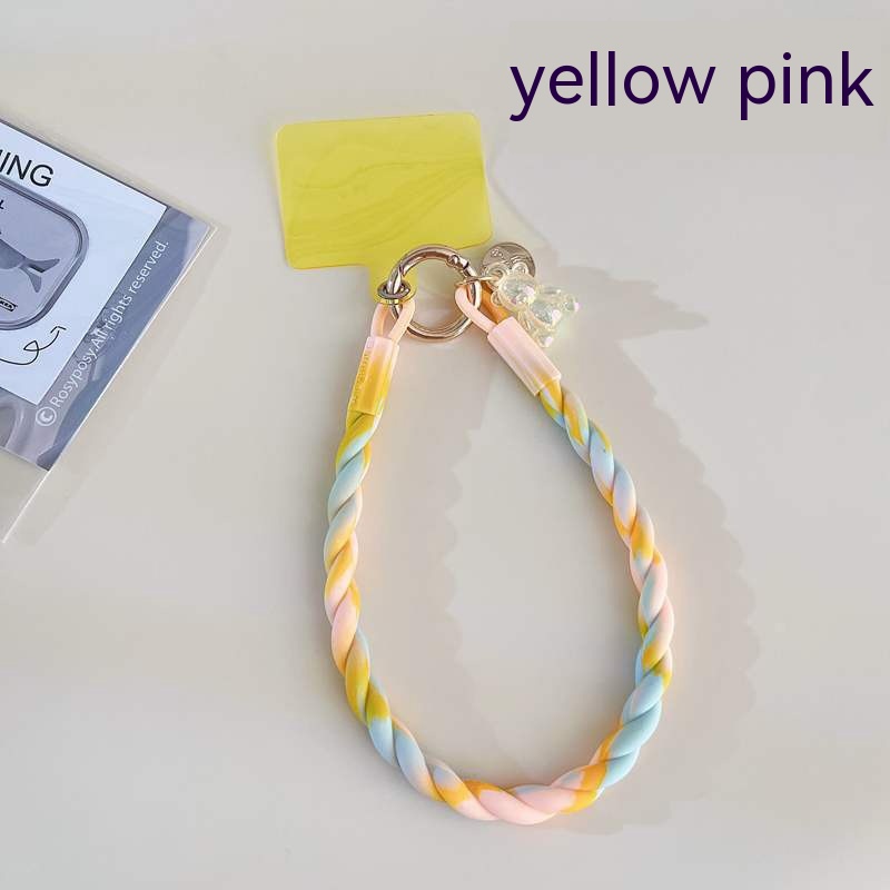 Phone Case Lanyard Suitable For Silicone Split Lanyard Keychain Short Rope Mobile Phone Pendant Gasket photo 4