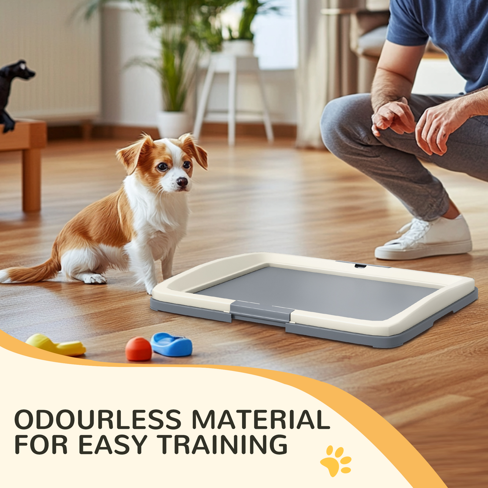 Dog Toilet Tray For Training Dogs, Dog Litter Tray For Indoor, Outdoor, 63 X 49 X 6cm photo 8