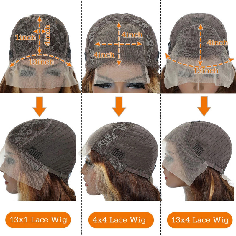Wig Front Lace P4 27 Real Hair Headgear photo 8