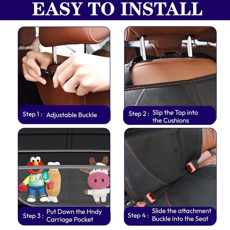 Car Seat Protectors For Child Car Seats Non-Slip Seats Protectors Universal photo 8