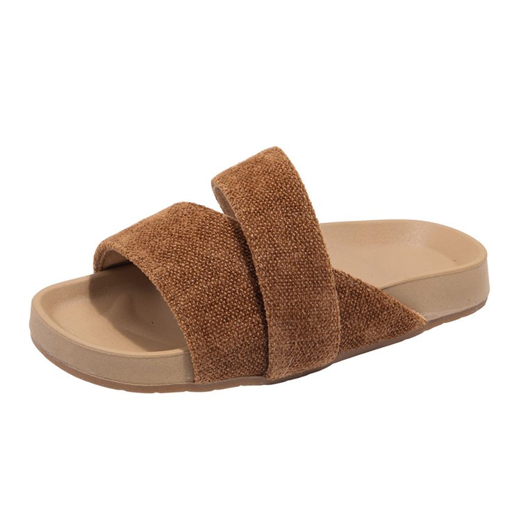 Girls' Summer New Thick Soled Fairy Style Beach Slippers For Outdoor Wear, Haken One-piece Slippers For Vacation photo 3