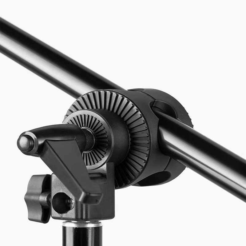 Studio Photo Video Light Stand Telescopic Boom Arm Holder 360 With Sandbag -UK photo 1
