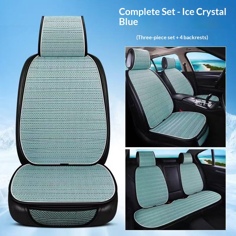 Simple Ice-silk Half-coverage Universal Car Seat Covers photo 8