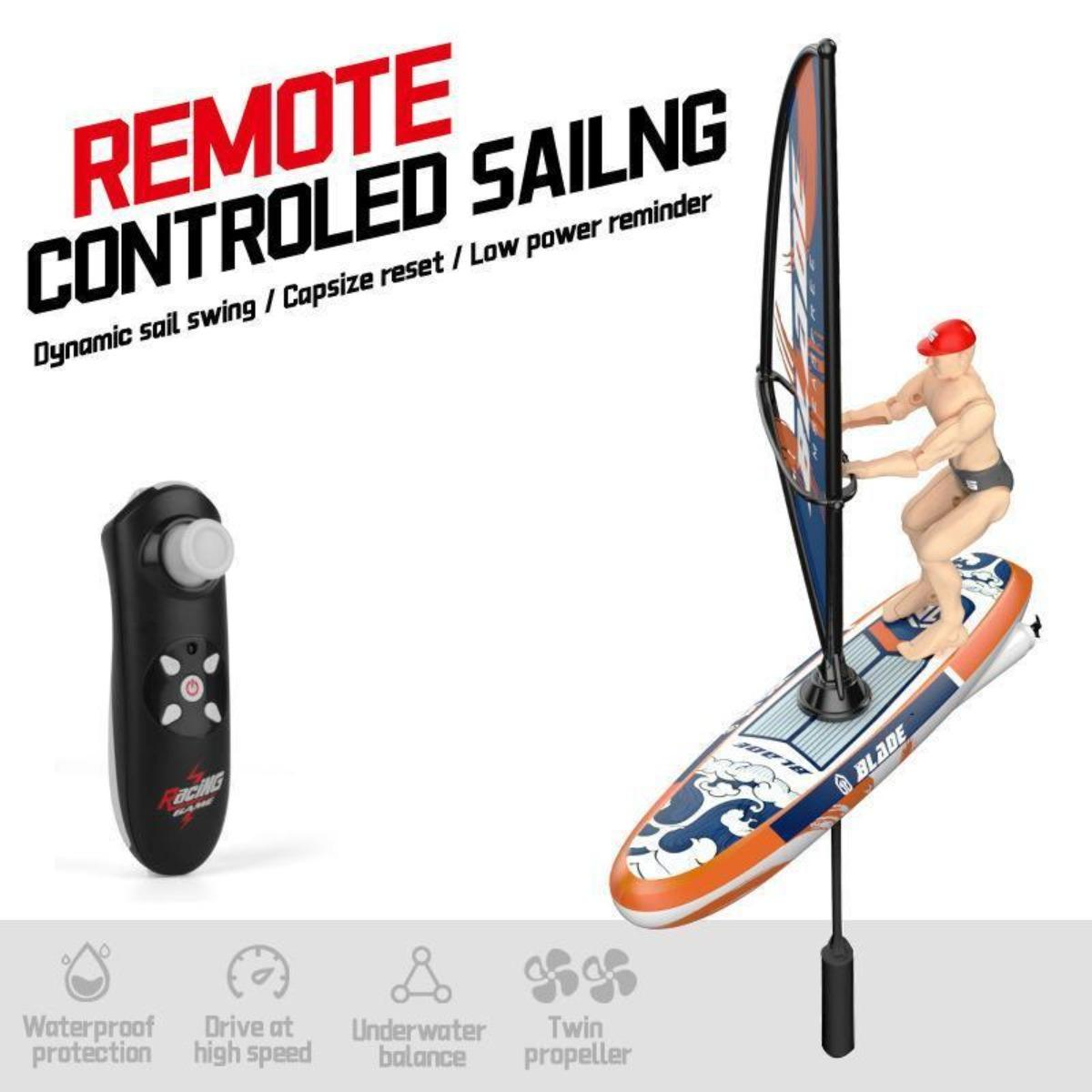 2.4GHz High Speed RC Racing Sailboat Toy  BPA Free, Rechargeable Battery Dual Speed Propeller photo 4