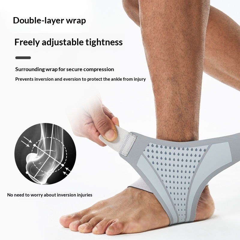 Sports Ankle Protector Lightweight Pressurized Men's Basketball Fitness Running Breathable Ankle Fixed Ankle Wrist Protector photo 1