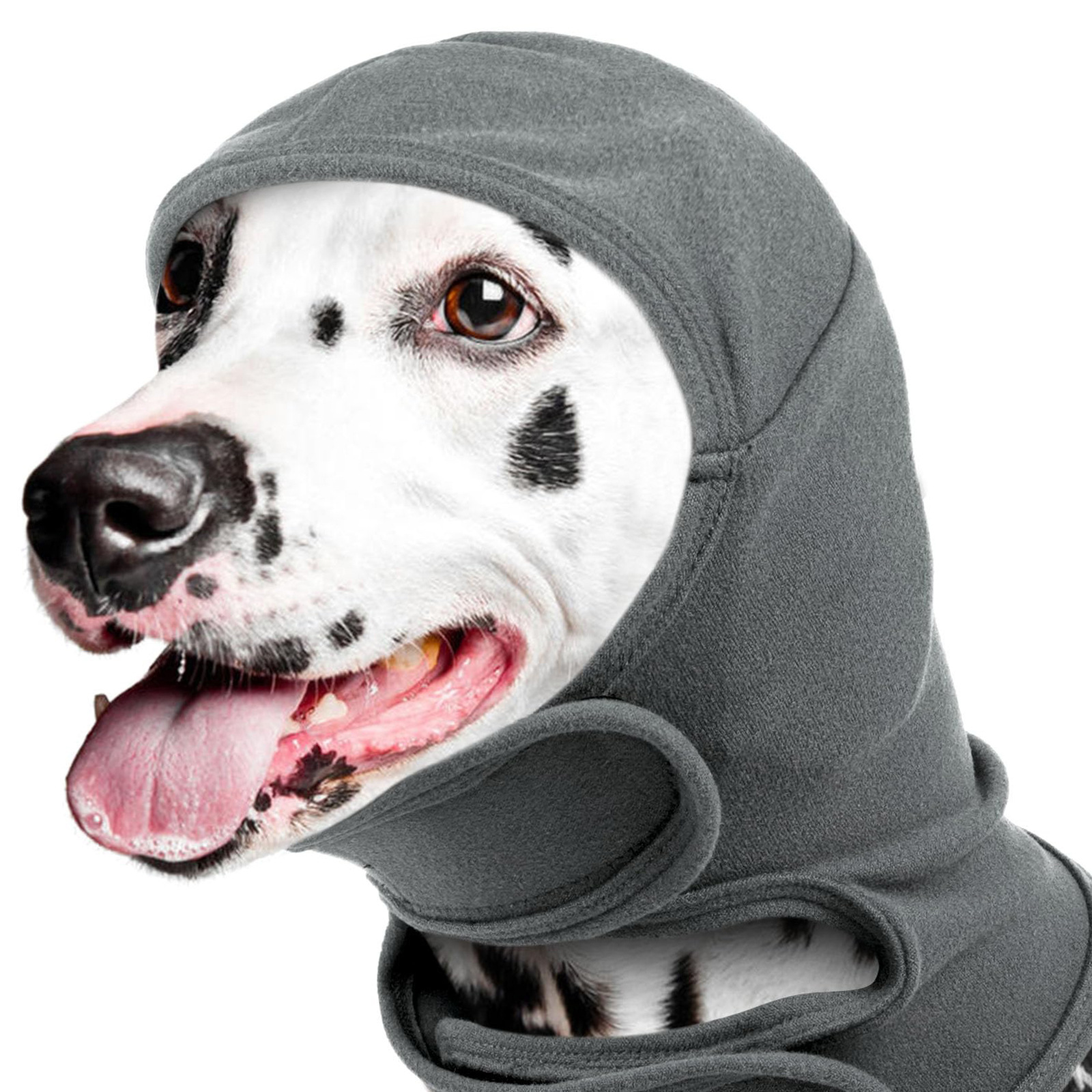 Calming Hoodie Dog Ear Covers-No Shake Hematomas Ear Wraps For Dogs, Adjustable Head Wrap Muffs Noise Cancelling Protector, Anxiety Relief, Fireworks & Grooming Bathing photo 1