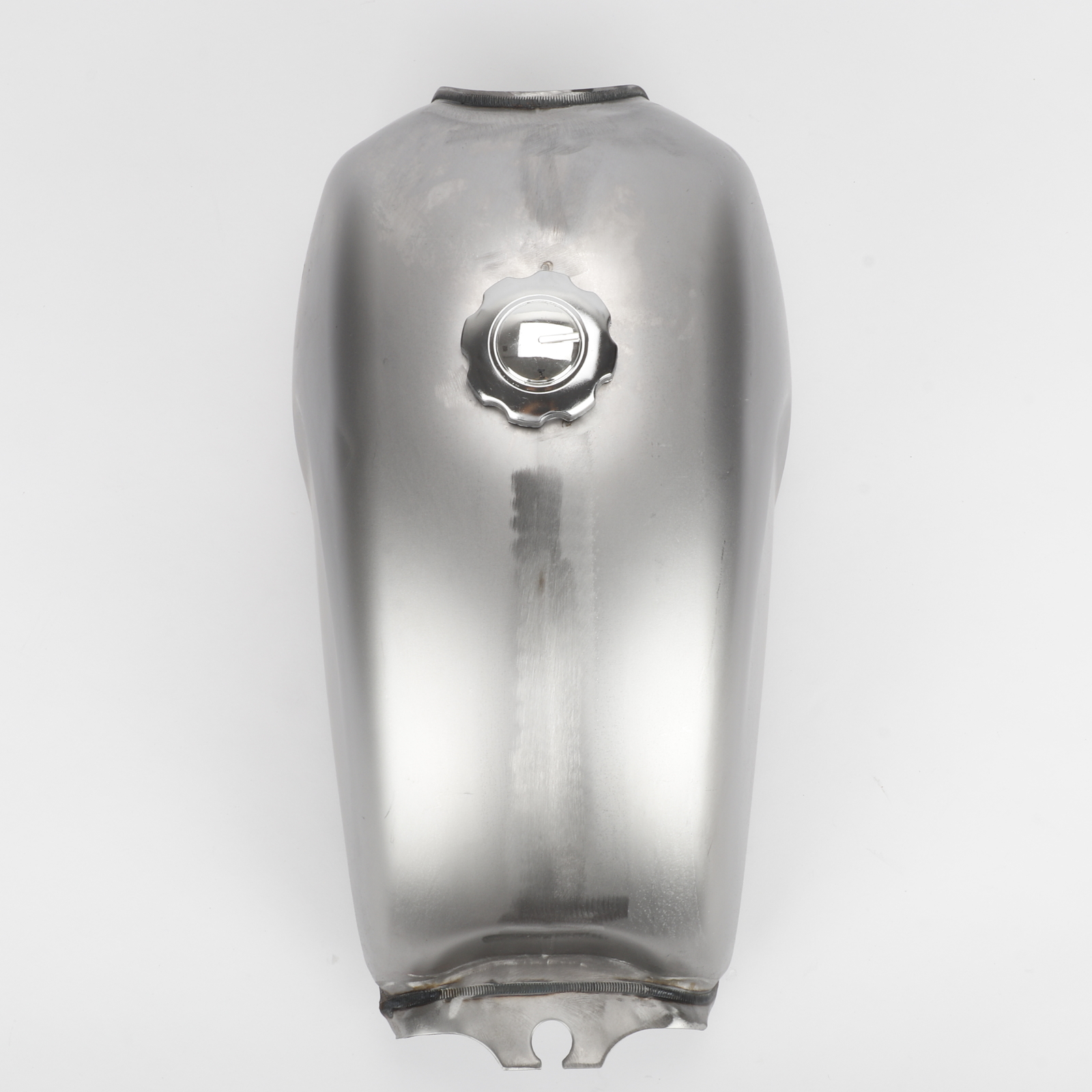 Universal Silver Cafe Racer Fuel Gas Tank 9L 2.4 Gallons Modified Fuel Tank photo 2
