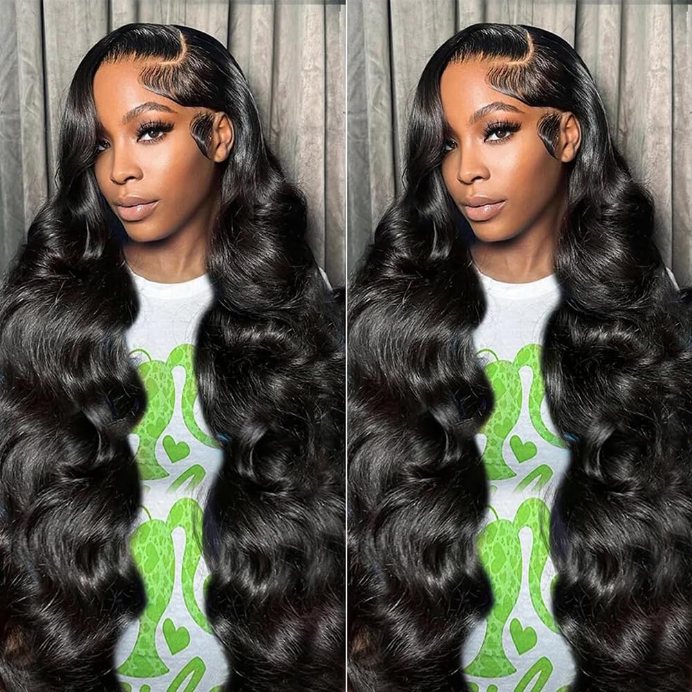 13x6 Lace Front Human Hair Wig Natural Color, Body Wave, Density photo 5