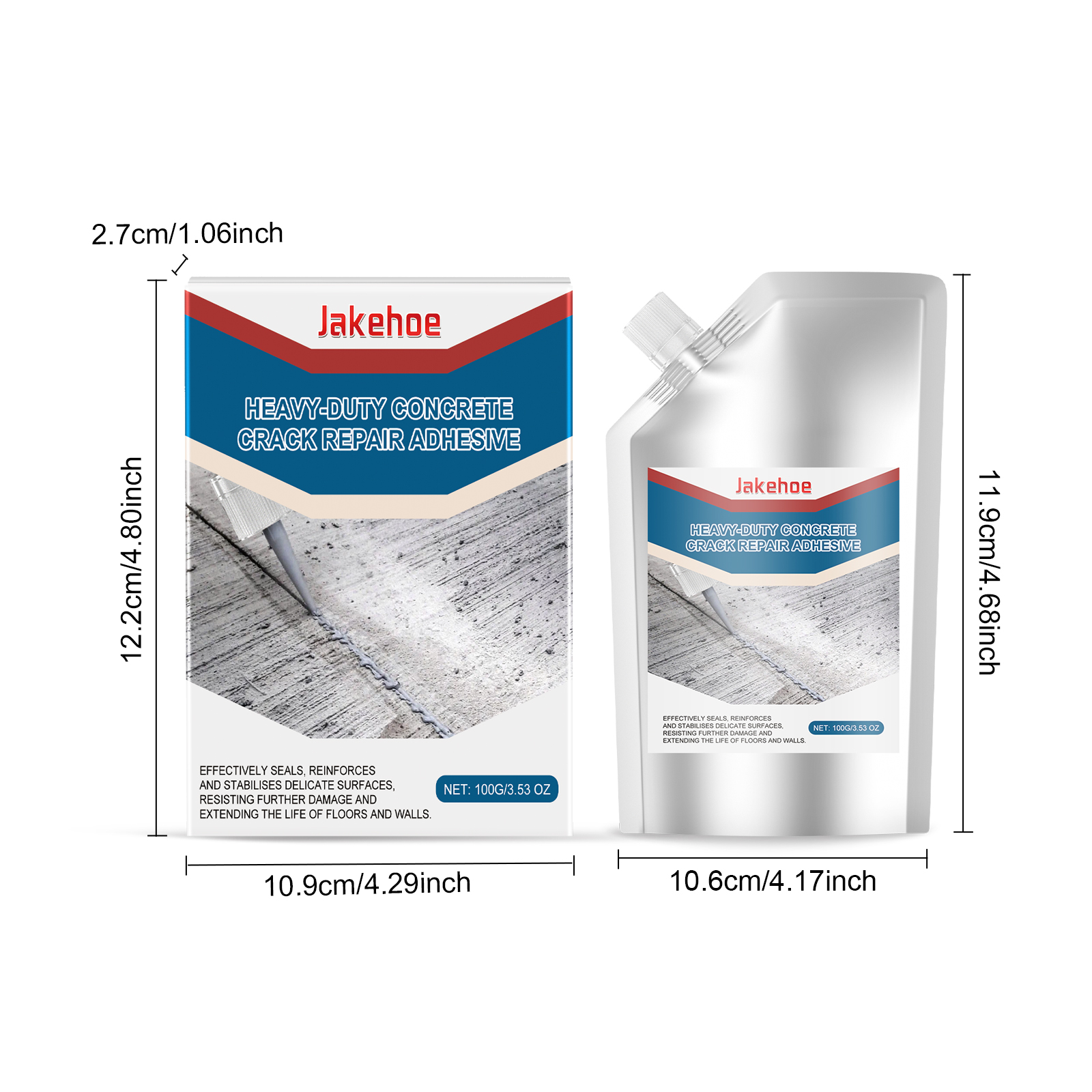 Crack Repair Adhesive 1 00g 1box photo 8