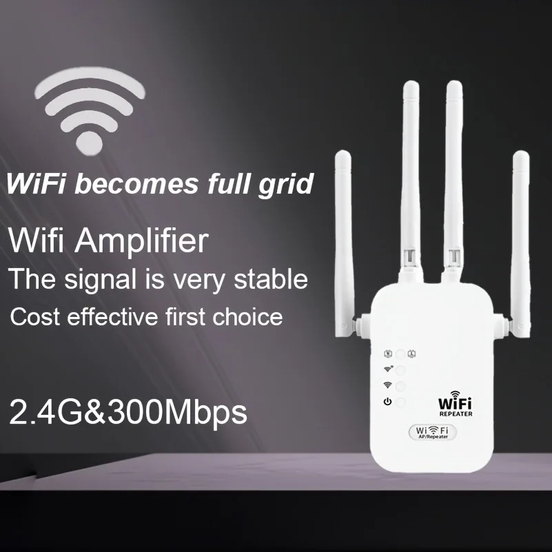 1200 Mbps Wireless Wi-Fi Repeater, Dual-Band 2.4 GHz 5 GHz Wi-Fi Signal Booster, 802.11ac Gigabit Wi-Fi Extender, WPS Router photo 4