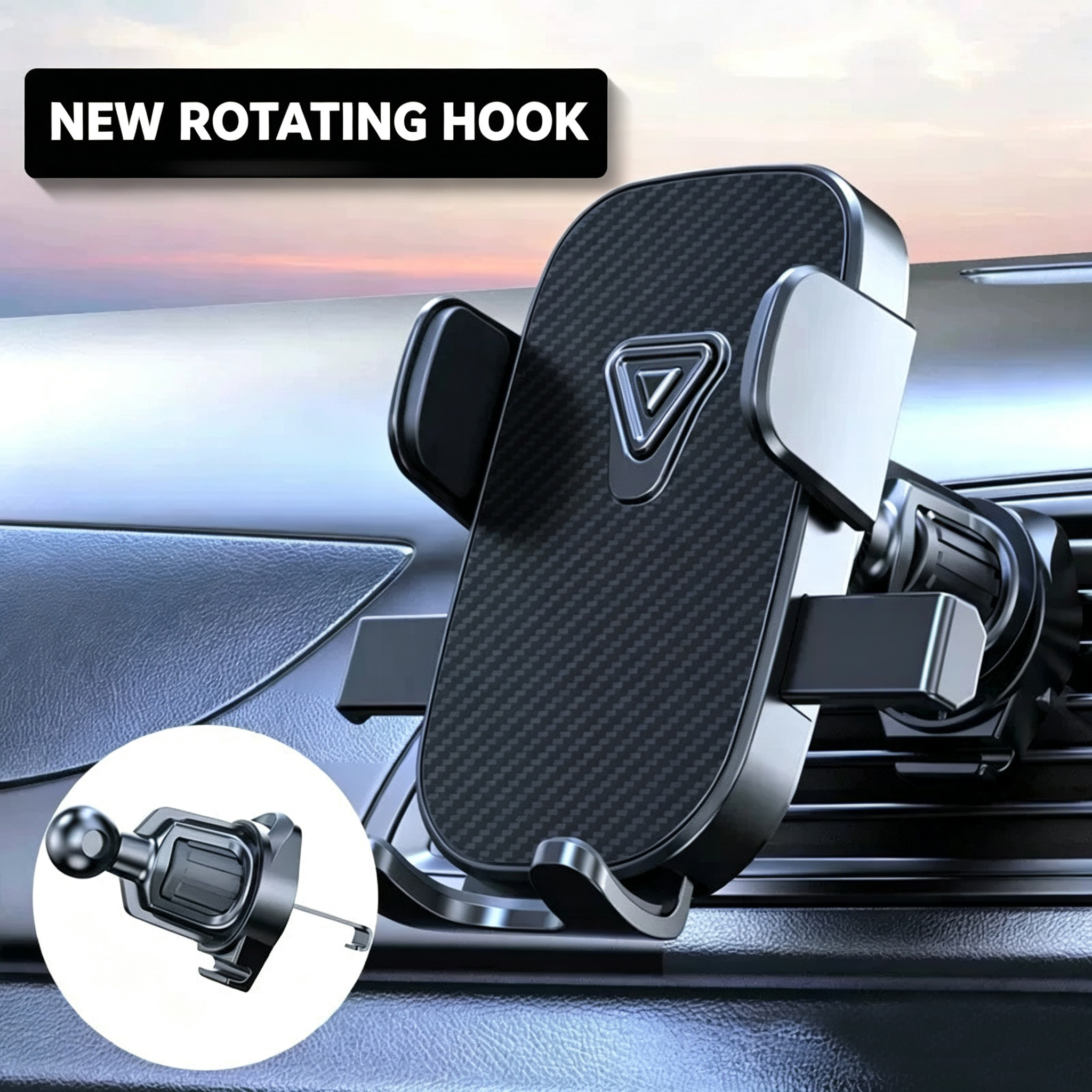 Dashboard Suction Cup Car Phone Mount 360 Rotation Cell Phone Holder Windshield Car Navigation Stand For All Smartphones photo 3