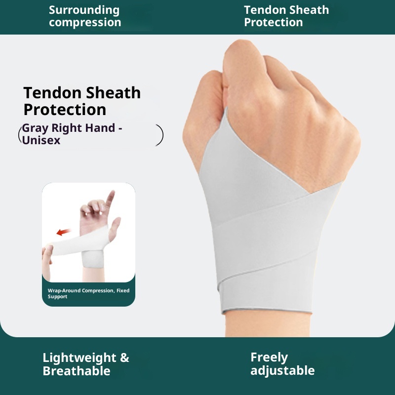 Japanese Sports Fitness Tendon Sheath Tfcc Wrist Strain Fixed Sheath Badminton Breathable Pressurized Thin Wrist Guard photo 6
