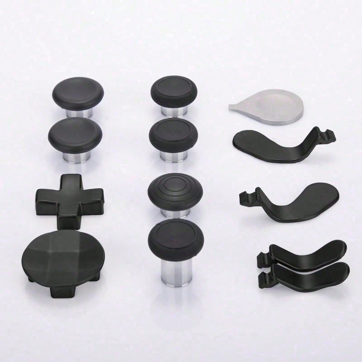 Elite 13 In 1 Metal Thumb Sticks Series, 2 Controller Accessory Sets, Gaming Accessory Replacement With Metal Mod 6 Swap Joysticks, 4 Paddles, 2 D Pads, 1 Tool photo 3