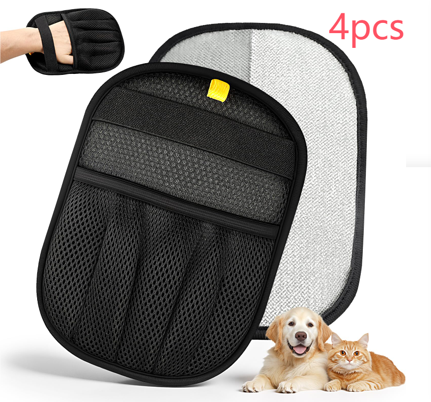 1pc New Upgrade Pet Hair Removal Glove For Dogs & Cats, Electrostatic Reusable Magic Brush Removal Glove, Washable Pet Hair Remover Tool For Clothing, Sofa, Rug, Auto Interior photo 8